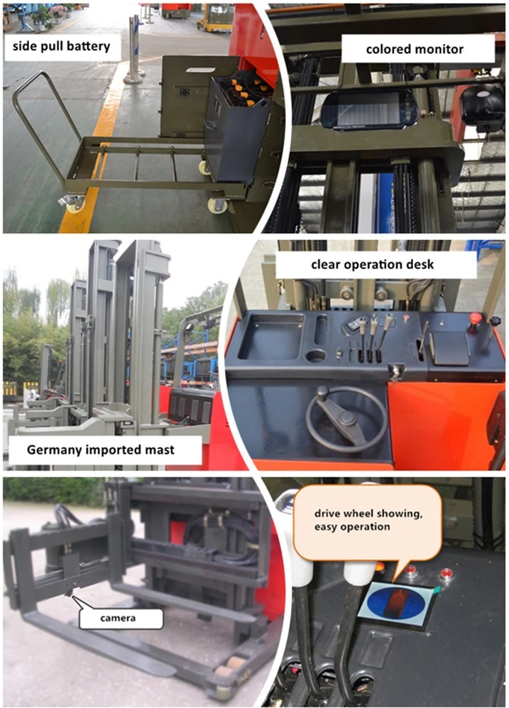 ​​​​3-way electric pallet stacker