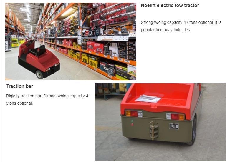 electric towing baggage tractor