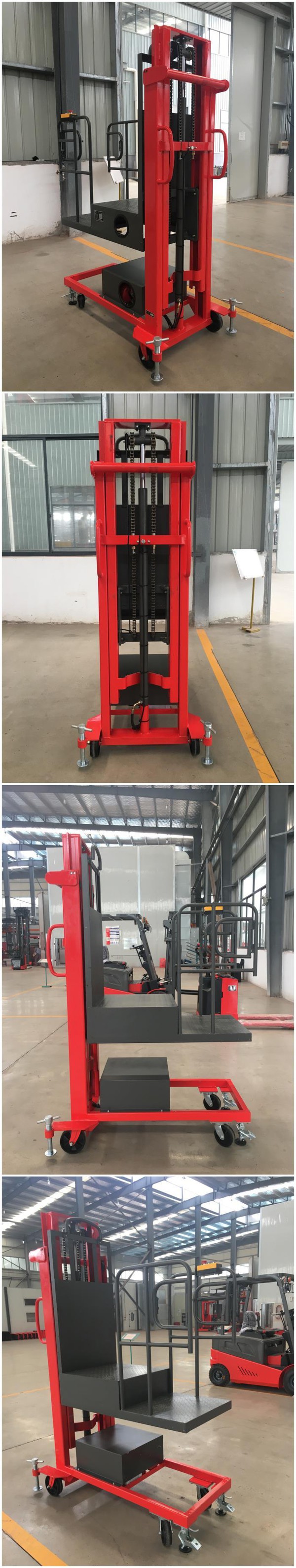 Factory Price semi electric order picker narrow aisle mobile Factory Price semi electric order picker narrow aisle mobile