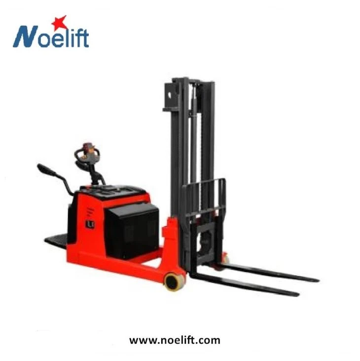 1.0-1.5T Battery Counterbalance Stacker With Folding Fork