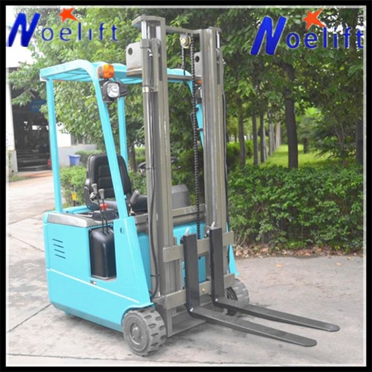 3-Wheel Counterbalance Forklift Truck Warehouse Electric Forklift