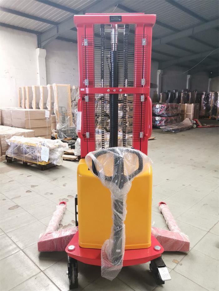 1-2 Tons Power Souce Semi Electric Pallet Stackers