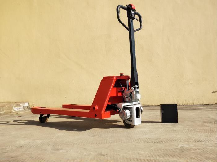 1.5ton Semi Electric Pallet Truck Fork Lifter Traspaleta Electrica