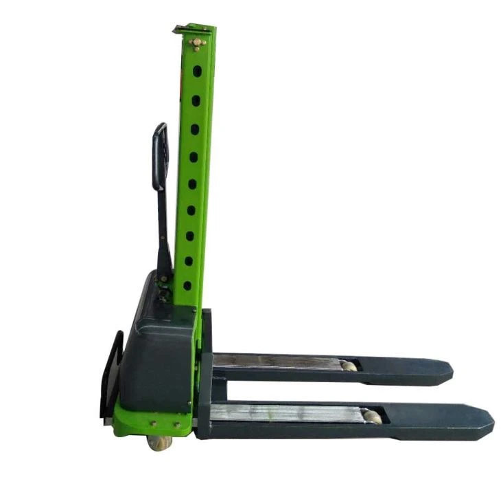 500kg Semi Electric Self Loading Pallet Stacker
