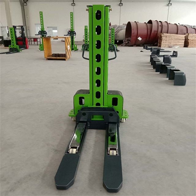 500KG Warehouse Trolley Electric Pallet Stacker Economic Lifter Forklift