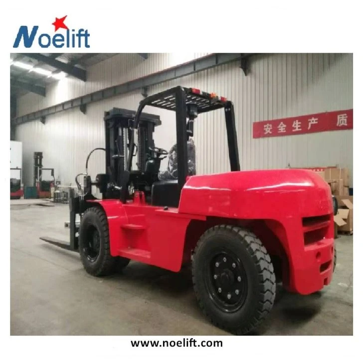 8.0t / 10t Heavy Duty Diesel Forklift With Original With Duplex 4.5m Mast