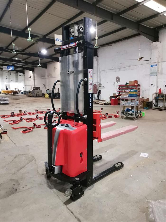 Lifter Straddle Leg Semi Electric Pallet Stackers