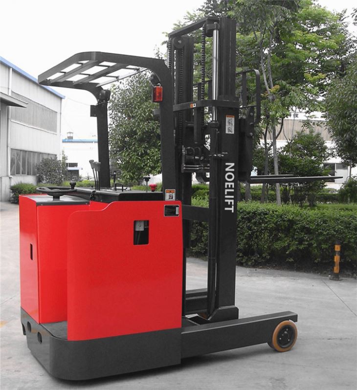 Manufacture 1.5tons Container Battery Operated Electric Reach Forklift