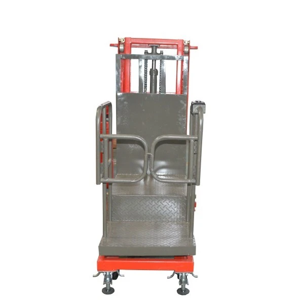 Semi Electric Order Picker Ladders Sydney With Electric Lifting