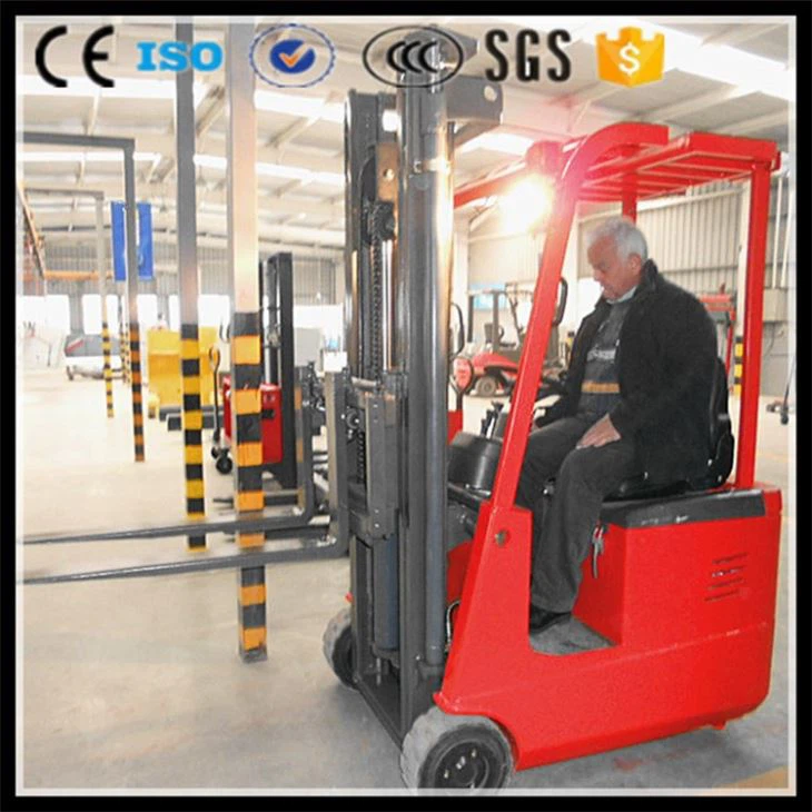 Triple Mast Electric Forklift 1800kg Lifting Height 6 M