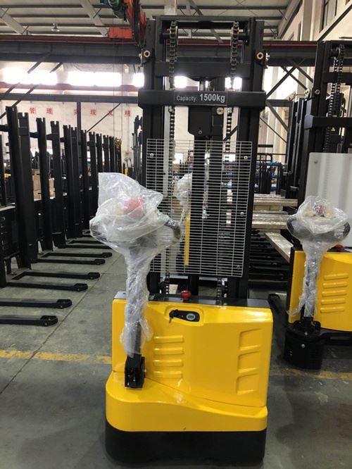 Chinese Electric Pallet Stacker 1500kg Lift 3000mm 3500mm