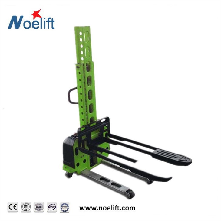 Hangzhou Noelift portable full Self-loading pallet truck 500kg lift 1m
