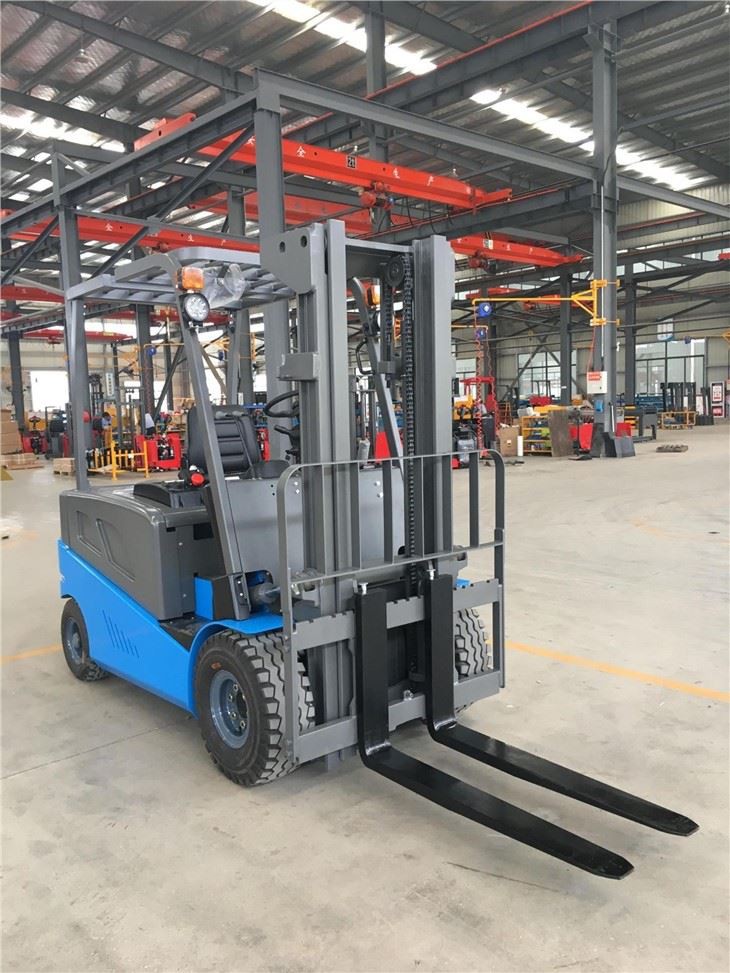 2500kg Duplex Mast Electric Counter Balance Forklift Truck