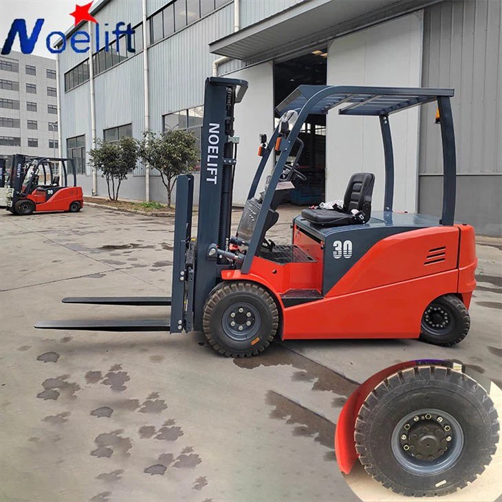 china Bale Clamp Electric Forklift