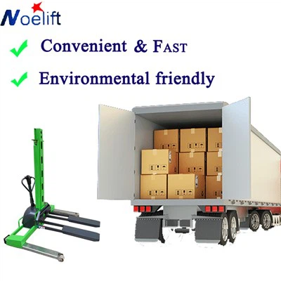 CE 500kg Self Loading Stacker Stock 0.5 Ton Electric Stacker