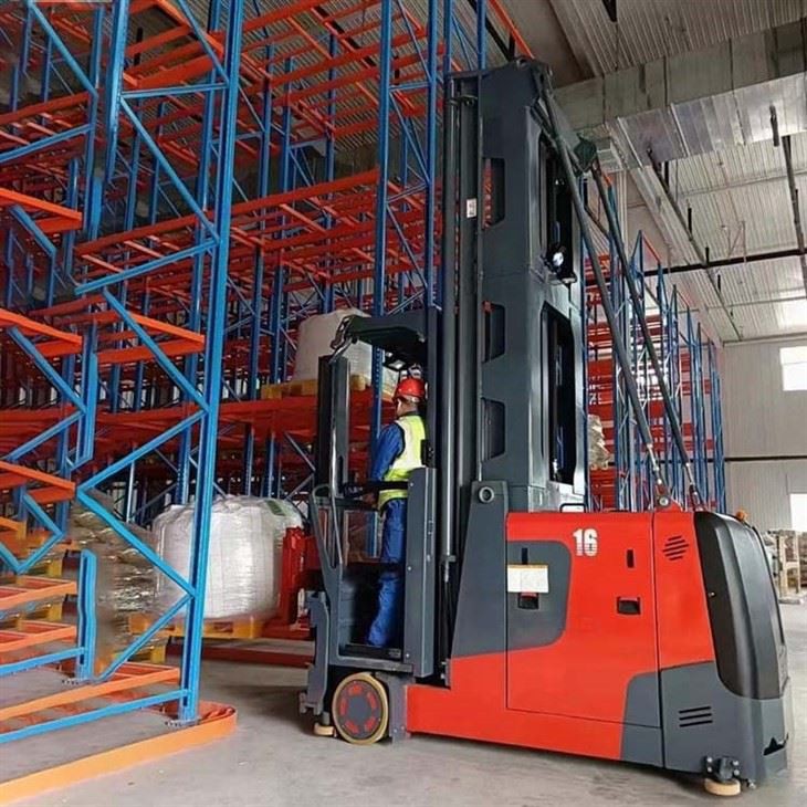 Very Narrow Aisle Vna Forklift 3 Way ElectricStacker With Cheap Price Manufacturers