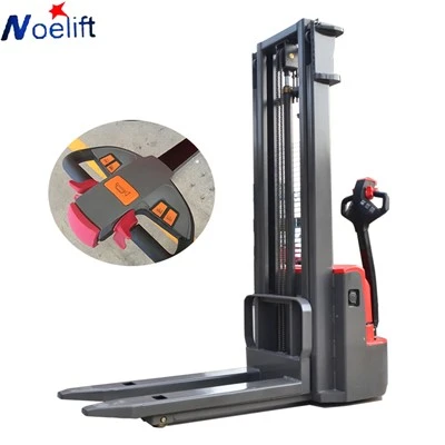 Electric Pallet Stacker With Capacity 1500kg Lift 1600mm-3300mm